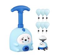 Balloon Drive Car Kit Set, Challenging, No Batteries Required with Hand Pump, Aerodynamics Learning Balloon Rocket Set, Suitable for Backyard, Classroom and Girls, Preschool Children and