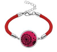 Balloon Ferris Wheel Amusement Park Lucky Red String Bracelet Rope Bracelet Handmade