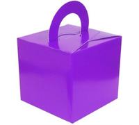 Balloon/Gift Box Purple x 10pcs