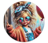 Balloon Girl 1000 Teile Puzzle Für Erwachsene Bildungspiele Stresslindernde Unterhaltung Teamgeist Pflegen Für Die Ganze Familie, Geschenke Für Frauen & Männer 1000pcs (67.5x67.5cm)