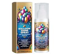 Balloon Glow Spray, 100ml Shiny Glow Spray, High Shine Balloon Spray For An Elegant High Gloss Finish In Minutes, Halloween, Birthdays, Long-Lasting Results