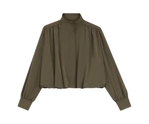 Balloon-hem Blazer - female - Boss - Light Jackets - Green - S - Jackets S