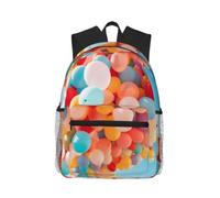 Balloon in the sky Print Backpack for Men and Women, Multi-Purpose Rucksack