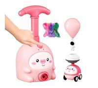 Balloon Launcher Toy, Cute Animal Powered Pump, 4.72x3.93 Inches Base with Manual, Interactive Physics Play Set, Educational Toy with Whimsical Style, Birthday Party Accessory for Kids