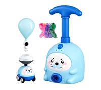 Balloon Launcher Toy, Cute Animal Powered Pump, 4.72x3.93 Inches Base with Manual, Interactive Physics Play Set, Educational Toy with Whimsical Style, Birthday Party Accessory for Kids