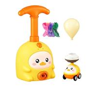 Balloon Launcher Toy, Cute Animal Powered Pump, 4.72x3.93 Inches Base with Manual, Interactive Physics Play Set, Educational Toy with Whimsical Style, Birthday Party Accessory for Kids