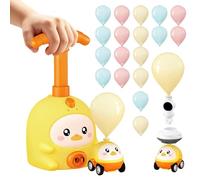 Balloon Launcher Toy, Educational STEM Racing Car Set, 7.68 Inch Balloon Powered Vehicle, PP Kids Science Toy, Interactive Learning Race Game, Classroom Birthday Activity