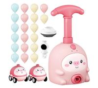 Balloon Launcher Toy, Educational STEM Racing Car Set, 7.68 Inch Balloon Powered Vehicle, PP Kids Science Toy, Interactive Learning Race Game, Classroom Birthday Activity