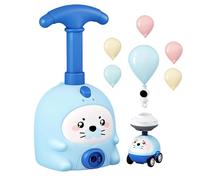 Balloon Launcher Toy Set - Balloon Powered Automotive Science | Educational Toy For Intelligence, Balloon Pump Car Racing Kit | Science Experimentation Game |