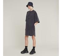 Balloon Loose Sweater Dress - Black - Women S