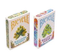 Balloon Ocean and Desert Bicycle Playing Cards - 2 Deck Set with Fun Original Art - Ideal for Childrens Parties