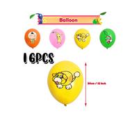 (Balloon) Pikmin Birthday Themed Party Supplies Decoration Set Balloons Banner Cake Topper