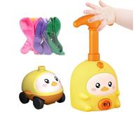 Balloon Powered Car | Educational Toy Interactive Kindergarten Racing Car Inflatable Pump - for Boys Girls Kindergarten Birthday Christmas Travel Outdoor Party