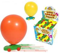 BALLOON RACER CARS (ONE CAR SUPPLIED)
