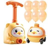 Balloon Racing Car, Educational Inflatable Toy, Pump Powered Vehicle with Wind Driven Motion System, Interactive Rod Car with Easy Inflate Design, Inflatable Toy