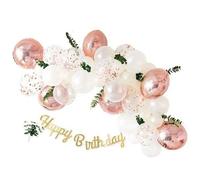 Balloon Set Happy Birthday Rose Gold 36 Elements Goparty Best