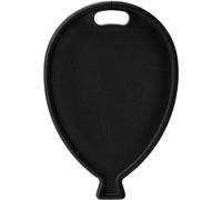 Balloon Shaped Plastic Balloons Weights pack of 10 (Black)