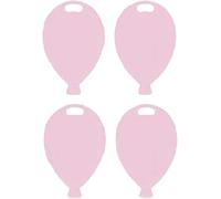 Balloon Shaped Plastic Balloons Weights pack of 10 (Pink)