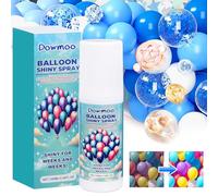 Balloon Shine Spray, 100ml Latex Balloon Glitter Spray, Lasting and Shine for an Elegant Finish in Minutes,for Christmas Birthdays Weddings Party Decor (A)