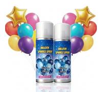 Balloon Shine Spray for Party,2PACK High Shine Balloon Spray, Fast-Drying Non-Greasy Polish for Latex Balloons,Waterproof Long Lasting High Gloss & Glow for Birthday Wedding Party Decorations