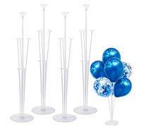 Balloon Stand Holders 4 Sets Reusable Clear Table Stand Kit Desktop Balloons Sticks Holders for Birthday Party Wedding Decorations Celebrations