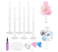 Balloon Stand Kit, 6 Sets Balloon Stand and Holders Reusable Holder for Table 70cm Height Stand for Birthday Party, Graduation, Wedding Festival Decorations