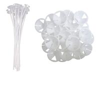Balloon Stick Holder All-in-one Re-Usable Child Safe Sticks (Clear, 25pc)