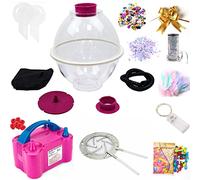 Balloon Stuffing Machine Set With Pump, Expansion Pliers & 9 Accessories - Expander for Filling Plush Toys, Bouquets, DIY Stuffer for Gifts, Wedding, Party, Christmas Decoration