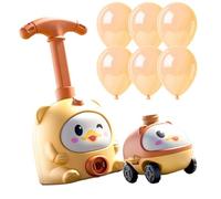 Balloon Toys for Kids - Funny Interactive STEM Kit, Racing Balloon-Powered Car, Manual Air Pump Launcher, Preschool Science Experiment, Education & Toys Category, Durable Aerodynamic Physics Set