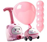 Balloon Toys for Kids Racing Balloon Car Toy with Pump | Interactive STEM Kit Air Powered Motion Science Learning Toy for Home Indoor School Living Room Bedroom Playroom Educational Experiment Racing