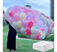 Balloon Transport Bags Extra Large 98 x 59 In,2 Pack Clear Carrying Bag for Arch Garland Drop, Christmas Tree Disposal, Wedding Birthday Party Supplie