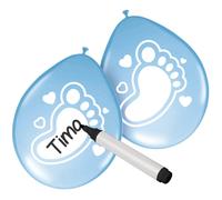 Balloon Writable Baby Baby Boy 6's Newborn Birthday Party Gift Decor (US IMPORT)
