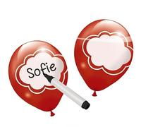 Balloon Writable Pack of 6, Use a Felt tip to write your message after the balloon is inflated.
