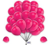 Balloons - 15 Pack, Hot-Pink Round - 5 Inch for Occasions