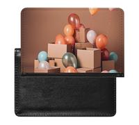 Balloons And Boxes Passport Cover Protector Rfid Blocking Passport Holder Id Card Holder Secure Travel Wallet Organizer for Passport Tickets Credit Cards, style, One Size