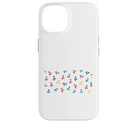 Balloons dogs pattern vibrant shiny playful glossy colorful Case for iPhone 14