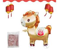 Balloons for Party | Cute Cartoon Inflatable with Wheels | Inflatable Horse Party Decoration for Spring Holiday Graduation Outdoor Home Garden Living Room