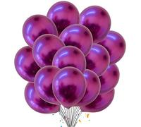 Balloons Hub 12 Inch Metallic Pearl Balloons Metallic Hot Pink Balloons Premium Chrome Latex Balloons Birthday Wedding Engagement Festival Party Decorations Pack of 20