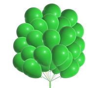 Balloons Hub Round Shaped Green Balloons 12 Inch Plain Party Balloons Latex Balloon Pack of 20 for Wedding Anniversary Bridal Shower Romantic Theme Party Decorations.