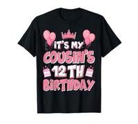 Balloons It's My Cousin's 12th Birthday 2013 12 Years Old T-Shirt