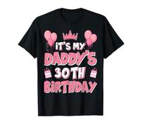 Balloons It's My Daddy's 30th Birthday 1995 30 Years Old T-Shirt