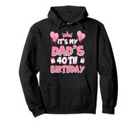 Balloons It's My Dad's 40th Birthday 1985 40 Years Old Pullover Hoodie