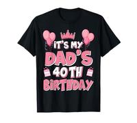 Balloons It's My Dad's 40th Birthday 1985 40 Years Old T-Shirt