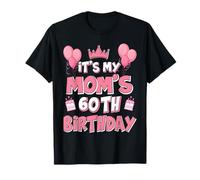 Balloons It's My Mom's 60th Birthday 1965 60 Years Old T-Shirt