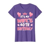 Balloons It's My Wife's 40th Birthday 1985 40 Years Old T-Shirt