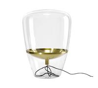 Balloons Large Floor Lamp Clear Glass/ Brass