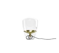 Balloons Small Table/ Floor Lamp Clear Glass/ Brass