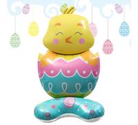 Balloonsr - Cute Self-Standing Aluminium Foil Balloons | Chick Bunny Easter Decor For Indoor Outdoor Garden Yard Porch Lawn, Easters Balloon For Easter, School, Farmhouse, Holiday And Birthday