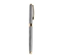 Ballpoint pen, Ballpoint pen, gel Metal Rollerball Gel Ink Pen 0.5mm(Silver)