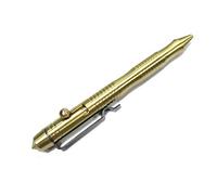 Ballpoint Pen, Bolt Action Brass Signature Pen 0.5mm Pocket Writting Tool Stationery for Business Office